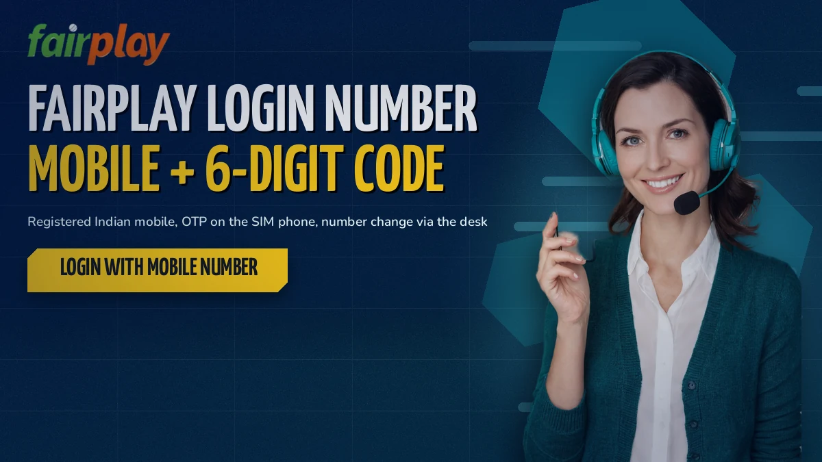 Banner for signing in to FairPlay with a registered Indian mobile number and a one-time code